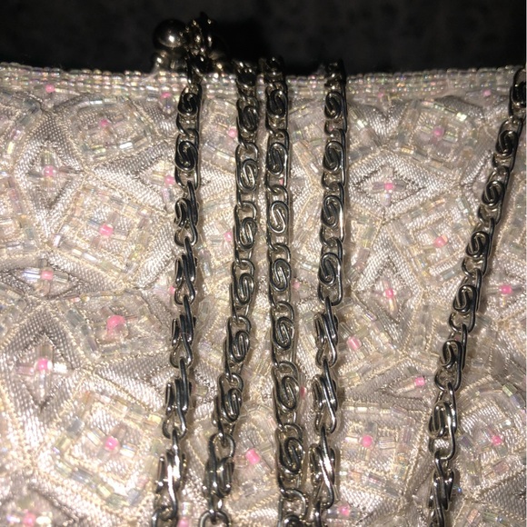 Elegant Beaded Clutch by INS. Perfect for weddings/ grad/ and special occassion - Picture 9 of 10